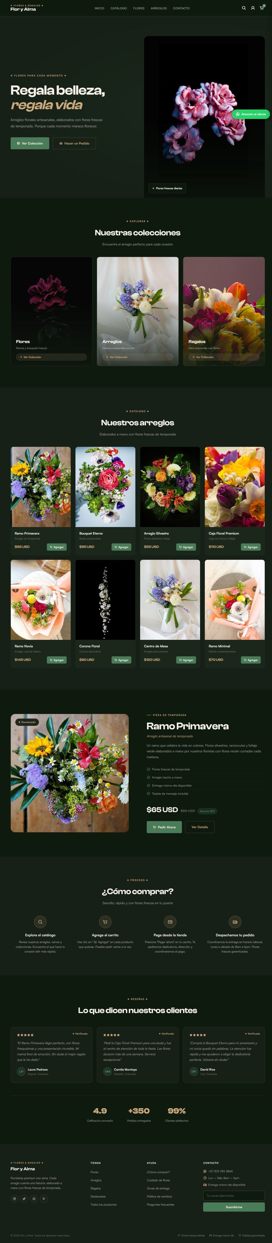 Demo tienda online florería y regalos - BEKAVIA